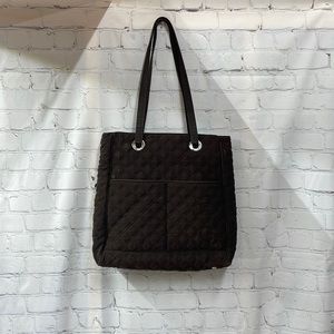 Vera Bradley Large Brown Quilted Bag